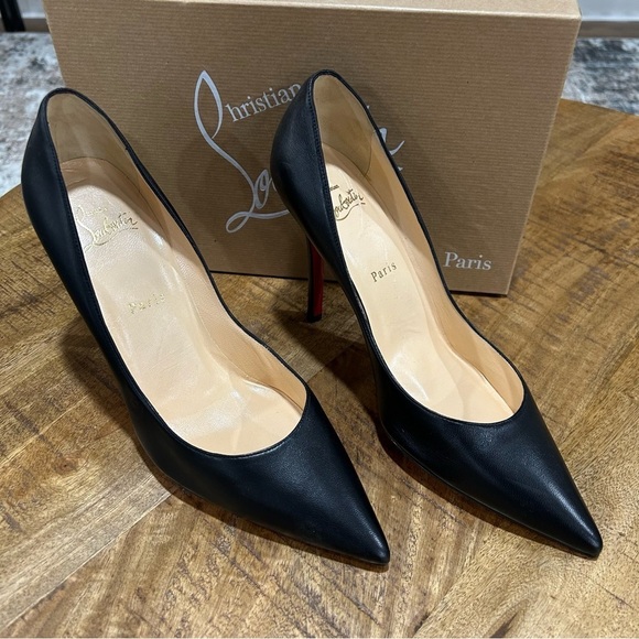 Christian Louboutin Apostrophy Pump Black Size 39.5 - Picture 11 of 15